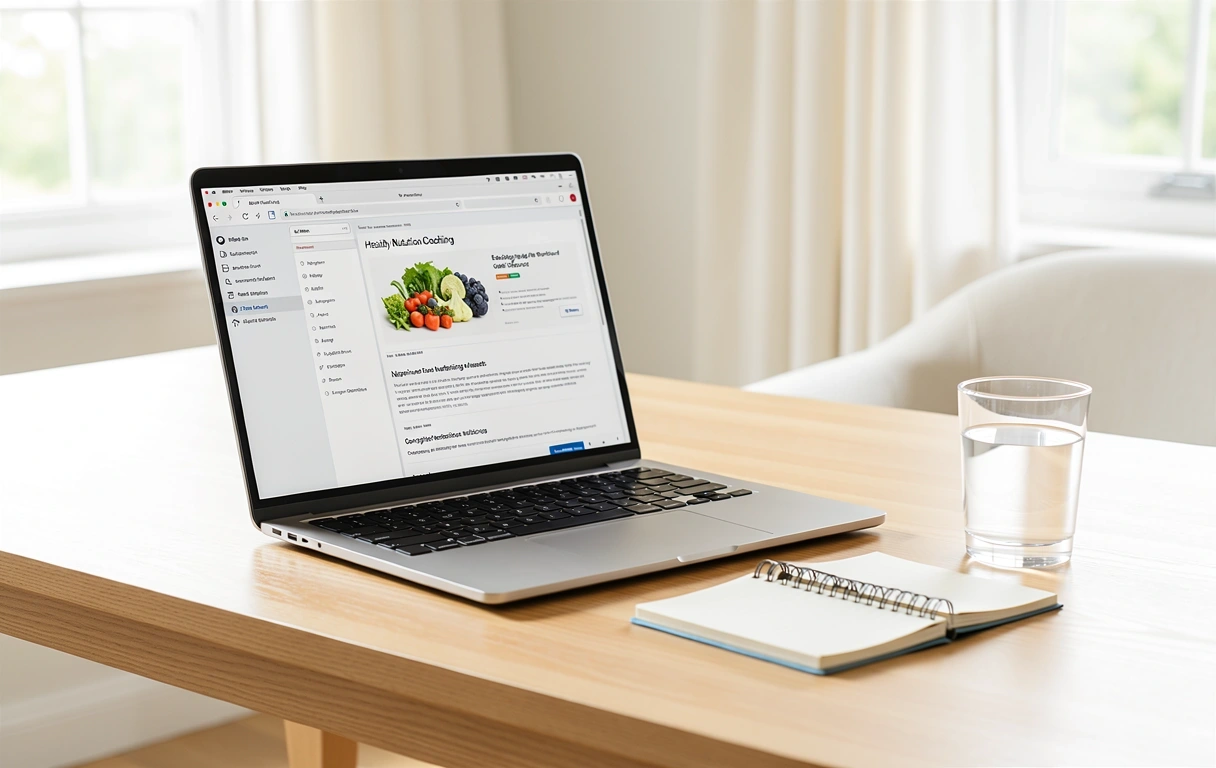 Online-Ernährungsberatung Arbeitsplatz